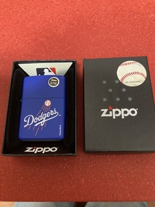 大谷翔平所属チーム LA Dodgers Zippo チームカラーブルー新品未使用品！