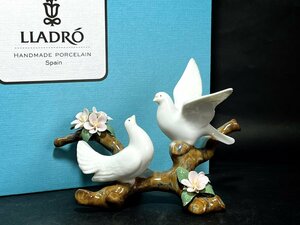 ☆LLADRO　リヤドロ　フィギュリン　桜の唄　鳥　美品　箱付き