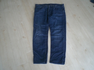 メンズ　ARMANI　JEANS　アルマーニジーンズ　インディゴブルー　W33　L32　2022　美品　ジーンズ　パンツ