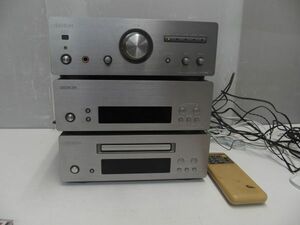 ＊DENON UPA-F10 UTU-F10 UCD-F10 3台セット システムコンポ スピーカー欠品 ジャンク