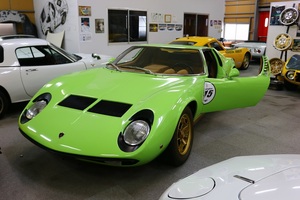 Lamborghini Miura ランボルギーニ・ミウラ　左右セット　ドアーガラス　新品未使用　ホワイト　強化ガラス