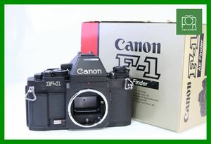 【同梱歓迎】【動作保証・点検済】良品■Canon NEW F-1■シャッター全速・露出計完動■箱付き■■W92