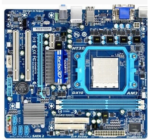 中古動作品 GIGABYTE GA-MA78LMT-S2 マザーボード AMD 760G AM3 Athlon II,PhenomII X4,Sempron,Phenom II MicroATX DDR3