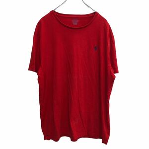 POLO RALPH LAUREN 半袖 ロゴTシャツ XLサイズ ポロラルフローレン レッド 古着卸 アメリカ仕入 t2207-3393