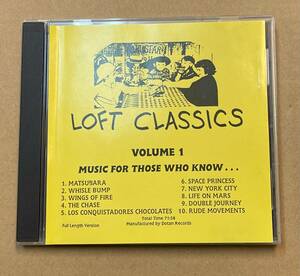 CD LOFT CLASSICS VOL.1 music for those who know…　　DAVID MANCUSO