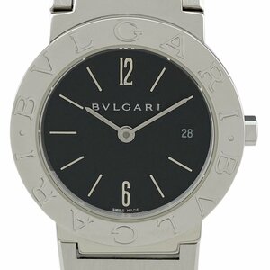 ブルガリ BVLGARI ブルガリ ブルガリ BB26SS 腕時計 SS クォーツ ブラック レディース 【中古】