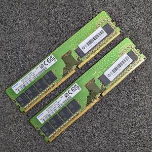 【中古】DDR4メモリ 32GB(16GB2枚組) SAMSUNG M378A2G43AB3-CWE [DDR4-3200 PC4-25600]