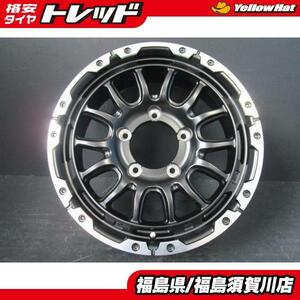 VENES SUV M7BR ヴェネス 5.5J-16 +22 139.7 5H セミグロスブラック/リムポリッシュ ジムニー 須賀川店頭取付OK