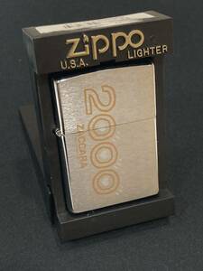 【1円スタート】ZIPPO ジッポー ライター ジッポ zippo 喫煙具 Zippo 2000 ZACCARA シルバー　文字入り