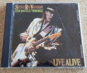 ◆ＣＤ◆ライヴ・アライヴ（スティービー・レイ・ヴォーン）　国内盤、帯、歌詞、解説　Stevie Ray Vaughan