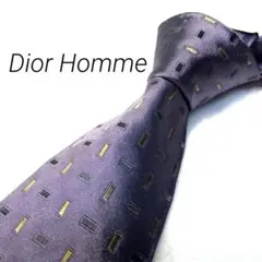 【美品】Dior Homme 刺繍　総柄　光沢　シルク　クリスチャンディオール