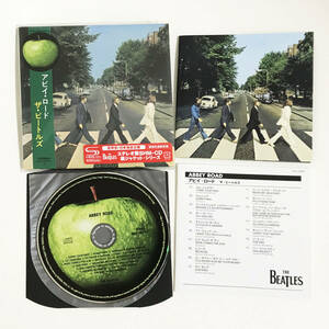 【送料無料！】THE BEATLES ザ・ビートルズ 2014年盤「Abbey Road アビイ・ロード」紙ジャケCD 赤ステッカー