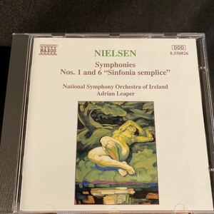 NAXOS エイドリアン・リーパー/アイルランド国立交響楽団 ニールセン 交響曲 1番 6番 1994