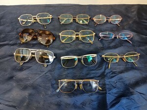 nn0202 193 メガネフレーム サングラス 10点 まとめ売り セット 中古 現状品 眼鏡 フレーム PLAYBOY ファッション小物
