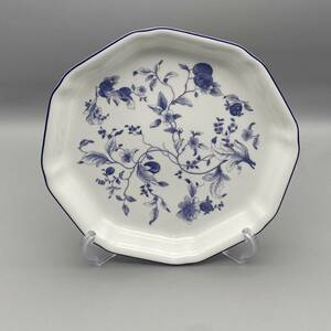 【送料無料】WEDGWOOD/ウェッジウッド/正規品/新品未使用/BLUE PLUM/ブループラム/オクタゴン/八角形プレート/皿/1枚(531)