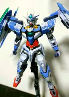 ガンダム MG ダブルオークアンタ 改修塗装完成品 ガンプラ