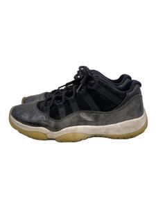 NIKE◆AIR JORDAN 11 RETRO LOW/エアジョーダンレトロロー/ブラック/528895-010/26cm