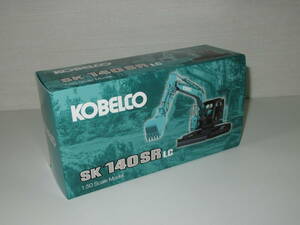 匿名送料無料 ★KOBELCO 油圧ショベル ミニチュア ☆コベルコ建機 SK140SR LC ☆1/50 Scale Model 未開封箱 即決！コマツ 日立建機 タダノ