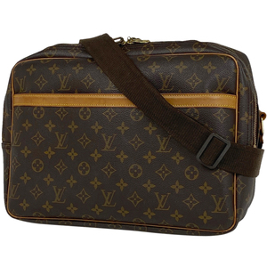 ルイ・ヴィトン Louis Vuitton リポーター GM 斜め掛け ショルダーバッグ モノグラム ブラウン M45252 レディース 【中古】