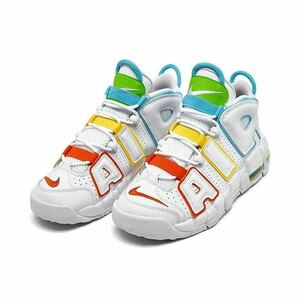 【国内未発売!海外限定! 23.5cm】 NIKE AIR MORE UPTEMPO BS multi color rainbow ナイキ エア モア アップテンポ マルチカラー レインボー