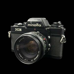 【KF2308】 MINOLTA XE ミノルタ フィルムカメラ ROKKOR-PF 1:1.7 f=50mm レンズ