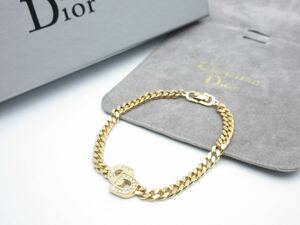 【極上美品】レア★ Christian Dior ブレスレット 喜平CD ロゴ クリスチャン ディオール ヴィンテージ レディース 結婚式 y-y21