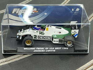 No.055 FLYSLOT W40102 [Williams FW08C US GP WEST 1983 J.LAFITTE [新品未使用 1/32スロットカー] 