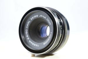 【3ヶ月返品保証】TESSAR 50mm F2.8 CARL ZEISS JENA DDR No.11002258 M42マウント オールドレンズ フィルムカメラ ドイツ製 24-004