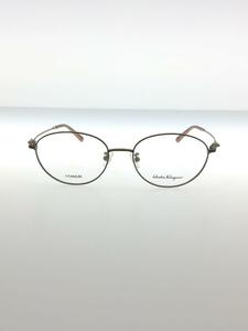 Salvatore Ferragamo◆メガネ/-/チタン/GLD/CLR/レディース/SF2570LB