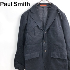 【人気】Paul Smith/ポールスミス ジャケット 裏地あり コットン ブラック サイズM/S5806