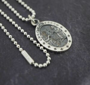 クロムハーツ★エンジェルメダル オーバルV2/新品加工/ボールチェーン/インボイス/1円から！CHROME HEARTS