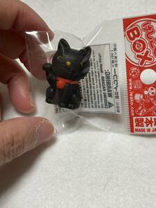 ♪イワコーおもしろ消しゴム♪招き猫　ブラック♪未開封品♪G♪