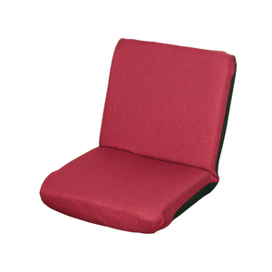 座椅子 リクライニング座椅子 コンパクト ミニ座椅子 座いす リクライニング キッズ 子供 レッド SEP-0752RE
