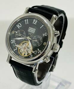 AH1499 稼働品 Valentino Coupeau PARIS バレンチノ クーポー 腕時計 自動巻き No61333 オートマ VC DIAMOND SAPHIRE 尾錠・ベルト社外品