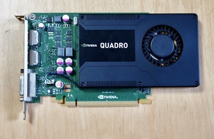 静音！nVIDIA Quadro K2000 GDDR5 2GB 4K@60Hz・Metal対応 ベースクロック954MHz 2009-2012MacPro 最新macOS Sonoma14.4.1まで対応