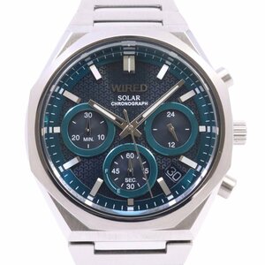 【美品】SEIKO セイコー ワイアード リフレクション ソーラー クロノグラフ メンズ 腕時計 AGAD418 / VR42-KMH0【いおき質店】