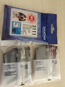 brother ブラザー　 純正　LC3111BK　LC3111M　LC31110C　未開封品 ◆　3個セット