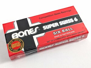 未開封 BONESBEARING ボーンズ ベアリング SUPER SWISS 6BALL ベアリングセット《U9112