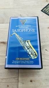 【VHS】サキソフォン入門編 Maestro Saxophone For Beginners VHS Music 1994 貴重 ビデオテープ