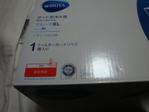 【中古】BRITA ブリタ ポット型浄水器 浄水ポット １.７５L（濾過水溶量）　KBALXW1P　アルーナXL