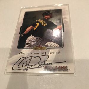 Chad Hermansen 2000 Fleer Showcase Fresh INK auto