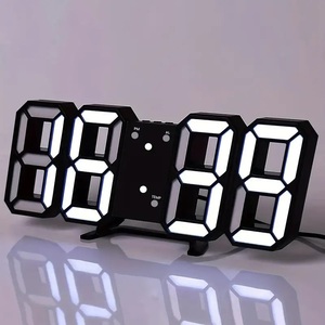 ★3Dデジタルクロック　LED電子時計★
