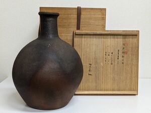 j330505 江戸初期 壺 桂又三郎 箱入り 陶芸 工芸品 古美術 美術品 骨董品 時代物 アンティーク 焼物 木箱