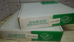 CARICO製　フロントブレーキローター　26310-AA032　レガシー　BC2 BC3 BC4 BC5 BD2 BD3 BD4 BD5