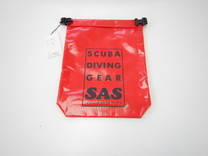 SAS 【COL/RED】76106ウォータープルーフバッグ（Ｓサイズ）　在庫処分品