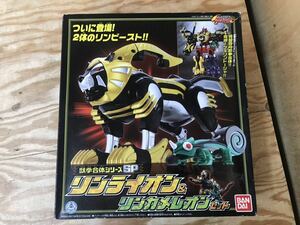 mE 80 リンライオン＆リンカメレオン セット 獣拳合体シリーズSP 獣拳戦隊ゲキレンジャー バンダイ BANDAI 当時物 ※外箱に難多め