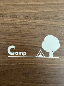 260.【送料無料】 Camp カッティングステッカー　テントCAMP アウトドア 【新品】