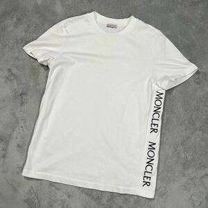 1円　極美品　モンクレール　MONCLER マグリア　サイドライン　半袖Tシャツ 白　Sサイズ 7525
