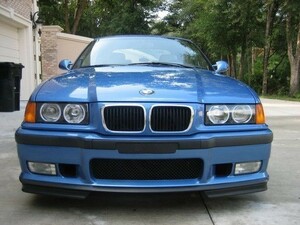 ●BMW E36 M3バンパー/Mテクニックバンパー用 GTタイプ フロントバンパースプリッター/316/318/320/323/328/325/M3/イギリスGTモデル