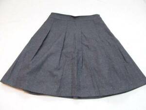 タイムセール PROFILE プロフィール カシミヤ混 プリーツ スカート サイズ 36